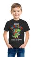 Kinder T-Shirt Jungen Dinosaurier Schulkind Goodbye Kindergarten Geschenk zur Einschulung 2025 Schulanfang Moonworks®preview