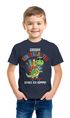Kinder T-Shirt Jungen Dinosaurier Schulkind Goodbye Kindergarten Geschenk zur Einschulung 2025 Schulanfang Moonworks®preview