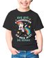 Kinder T-Shirt Jungen Einhorn Bye Bye Kindergarten ich rock jetzt die Schule Geschenk zur Einschulung 2025 Schulanfang Moonworks®preview