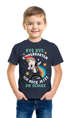 Kinder T-Shirt Jungen Einhorn Bye Bye Kindergarten ich rock jetzt die Schule Geschenk zur Einschulung 2026 Schulanfang Moonworks®preview