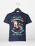 Kinder T-Shirt Jungen Einhorn Bye Bye Kindergarten ich rock jetzt die Schule Geschenk zur Einschulung 2026 Schulanfang Moonworks®preview