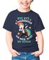 Kinder T-Shirt Jungen Einhorn Bye Bye Kindergarten ich rock jetzt die Schule Geschenk zur Einschulung Schulanfang Moonworks®preview