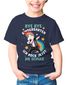 Kinder T-Shirt Jungen Einhorn Bye Bye Kindergarten ich rock jetzt die Schule Geschenk zur Einschulung Schulanfang Moonworks®preview