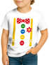 Kinder T Shirt Jungen Fasching Karneval - Clown Hosenträger - Kostüm Verkleidung Shirt Geschenk für Jungen Moonworkspreview