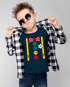 Kinder T Shirt Jungen Fasching Karneval - Clown Hosenträger - Kostüm Verkleidung Shirt Geschenk für Jungen Moonworkspreview