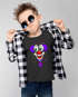 Kinder T Shirt Jungen Fasching Karneval - Clown - Kostüm Verkleidung Shirt Geschenk für Jungen Moonworks®preview