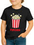 Kinder T Shirt Jungen Fasching Karneval - Popcorn Tüte - Kostüm Verkleidung Shirt Geschenk für Jungen Moonworks®preview