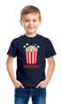 Kinder T Shirt Jungen Fasching Karneval - Popcorn Tüte - Kostüm Verkleidung Shirt Geschenk für Jungen Moonworks®preview