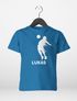Kinder T-Shirt Jungen Fußball Design personalisiert mit Namen Geschenk für Jungen  Printshirt Moonworks®preview