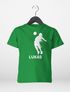 Kinder T-Shirt Jungen Fußball Design personalisiert mit Namen Geschenk für Jungen  Printshirt Moonworks®preview