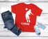 Kinder T-Shirt Jungen Fußball Design personalisiert mit Namen Geschenk für Jungen  Printshirt Moonworks®preview