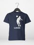 Kinder T-Shirt Jungen Fußball Design personalisiert mit Namen Geschenk für Jungen  Printshirt Moonworks®preview