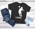 Kinder T-Shirt Jungen Fußball Design personalisiert mit Namen Geschenk für Jungen  Printshirt Moonworks®preview