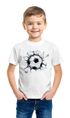 Kinder T-Shirt Jungen Fussball-Motiv lustig Tor Ball-Sport Geschenk für Jungen Fussballfan Moonworks®preview
