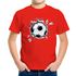 Kinder T-Shirt Jungen Fussball-Motiv lustig Tor Ball-Sport Geschenk für Jungen Fussballfan Moonworks®preview