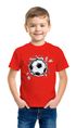 Kinder T-Shirt Jungen Fussball-Motiv lustig Tor Ball-Sport Geschenk für Jungen Fussballfan Moonworks®preview