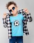 Kinder T-Shirt Jungen Fussball-Motiv lustig Tor Ball-Sport Geschenk für Jungen Fussballfan Moonworks®preview