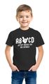 Kinder T-Shirt Jungen Jetzt rocke ich die Schule Comichand AB/CD Geschenk zur Einschulung 2025 Schulanfang Moonworks®preview