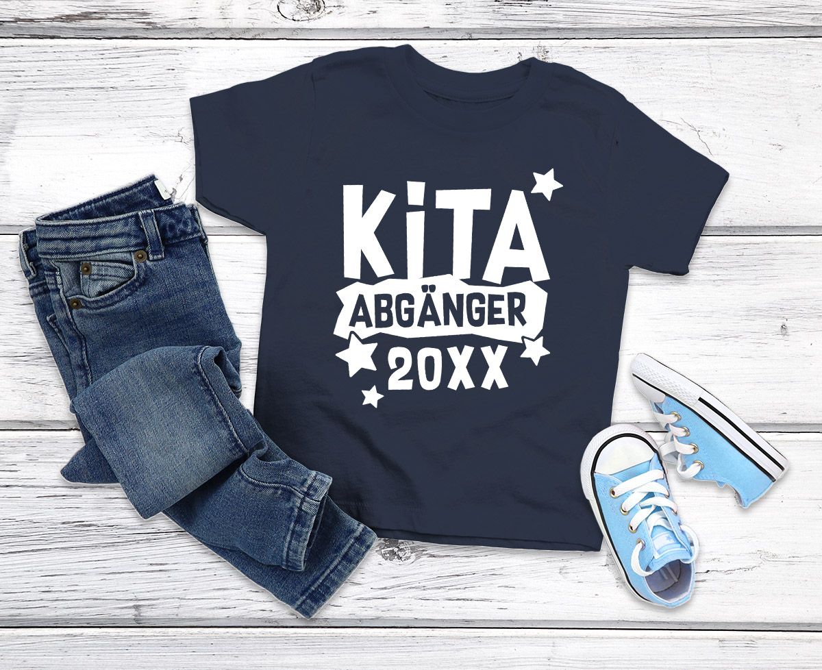 Kinder T-Shirt Jungen Kita Abgänger 2022 Abschied Kindergarten Geschenk