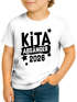 Kinder T-Shirt Jungen Kita personalisiert mit Jahreszahl Abschied Kindergarten Geschenk Schulanfang Moonworks®preview