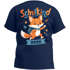 Kinder T-Shirt Jungen Mädchen Schulkind 2026 mit Namen Fuchs Motiv personalisierbar Schulanfang Geschenk SpecialMe®preview