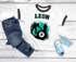 Kinder T-Shirt Jungen mit {style_variation_string} Aufdruck Wunschname personalisierte Geschenke für {style_variation_string} Spieler Moonworks®preview