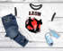 Kinder T-Shirt Jungen mit {style_variation_string} Aufdruck Wunschname personalisierte Geschenke für {style_variation_string} Spieler Moonworks®preview