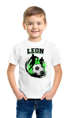 Kinder T-Shirt Jungen mit {style_variation_string} Design und Wunschname personalisierte Geschenke {replace1} Moonworks®preview