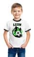 Kinder T-Shirt Jungen mit {style_variation_string} Design und Wunschname personalisierte Geschenke {replace1} Moonworks®preview