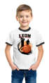 Kinder T-Shirt Jungen mit {style_variation_string} Design und Wunschname personalisierte Geschenke {replace1} Moonworks®preview