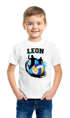 Kinder T-Shirt Jungen mit {style_variation_string} Design und Wunschname personalisierte Geschenke {replace1} Moonworks®preview
