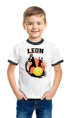 Kinder T-Shirt Jungen mit {style_variation_string} Design und Wunschname personalisierte Geschenke {replace1} Moonworks®preview