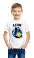 Kinder T-Shirt Jungen mit {style_variation_string} Design und Wunschname personalisierte Geschenke {replace1} Moonworks®preview
