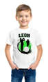 Kinder T-Shirt Jungen mit {style_variation_string} Design und Wunschname personalisierte Geschenke {replace1} Moonworks®preview