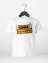 Kinder T-Shirt Jungen Parodie Ortsschild Schule Kindergarten Geschenk zur Einschulung 2025 Schulanfang Moonworks®preview