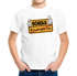 Kinder T-Shirt Jungen Parodie Ortsschild Schule Kindergarten Geschenk zur Einschulung 2026 Schulanfang Moonworks®preview