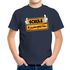 Kinder T-Shirt Jungen Parodie Ortsschild Schule Kindergarten Geschenk zur Einschulung Schulanfang Moonworks®preview