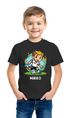 Kinder T-Shirt Jungen personalisiert Wunschname Fußball Sport Geschenk für Fußballspieler SpecialMe®preview