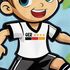 Kinder T-Shirt Jungen personalisiert Wunschname Fußball Sport Geschenk für Fußballspieler SpecialMe®preview