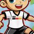 Kinder T-Shirt Jungen personalisiert Wunschname Fußball Sport Geschenk für Fußballspieler SpecialMe®preview