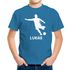 Kinder T-Shirt Jungen personalisiert Wunschname Fußballer Aufdruck Sportshirt Geschenk für Jungen Moonworks®preview
