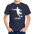 Kinder T-Shirt Jungen personalisiert Wunschname Fußballer Aufdruck Sportshirt Geschenk für Jungen Moonworks®preview