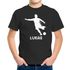 Kinder T-Shirt Jungen personalisiert Wunschname Fußballer Aufdruck Sportshirt Geschenk für Jungen Moonworks®preview