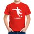 Kinder T-Shirt Jungen personalisiert Wunschname Fußballer Aufdruck Sportshirt Geschenk für Jungen Moonworks®preview