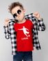 Kinder T-Shirt Jungen personalisiert Wunschname Fußballer Aufdruck Sportshirt Geschenk für Jungen Moonworks®preview
