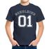 Kinder T-Shirt Jungen Schulkind 01 Collegestil Geschenk zur Einschulung 2025 Schulanfang Moonworks®preview