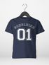 Kinder T-Shirt Jungen Schulkind 01 Collegestil Geschenk zur Einschulung 2025 Schulanfang Moonworks®preview