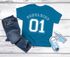 Kinder T-Shirt Jungen Schulkind 01 Collegestil Geschenk zur Einschulung 2025 Schulanfang Moonworks®preview