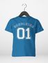 Kinder T-Shirt Jungen Schulkind 01 Collegestil Geschenk zur Einschulung 2025 Schulanfang Moonworks®preview