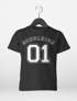 Kinder T-Shirt Jungen Schulkind 01 Collegestil Geschenk zur Einschulung 2026 Schulanfang Moonworks®preview